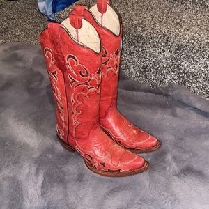 Red Circle G Cowboy Boots